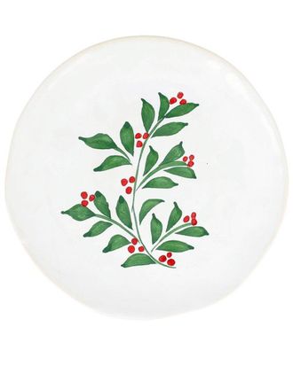 Vietri Vietri Aria Holiday Cocktail Plate With $3 Credit