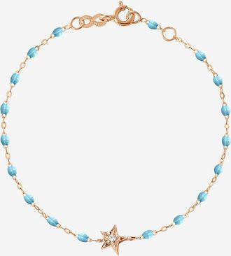 Gigi Clozeau Armband aus Roségold und Diamant Étoile Turquoise - 17 cm