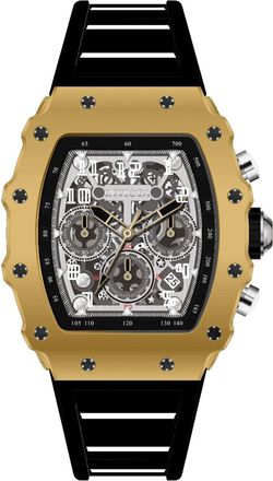 Invicta Racing 69698 Herenhorloge - Quartz Uurwerk - Acryl met Zilveren Wijzerplaat - 43 mm