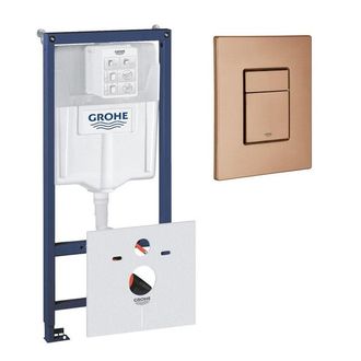 GROHE Rapid SL inbouwreservoir inclusief GROHE Skate cosmopolitan bedieningsplaat Warm Sunset