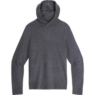 Royal Robbins Rockcraft Merino Wool Hoodie in Light Charcoal Heather at Nordstrom, Size Xx-Large