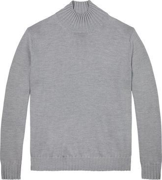 Wahts Mens Knitwear Light Grey Melange / XXL