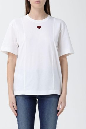 Pinko T-shirts in cotone con cuore Pinko