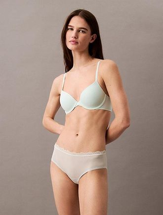Calvin Klein Braguita Hipster Micro Stretch WiTH Lace