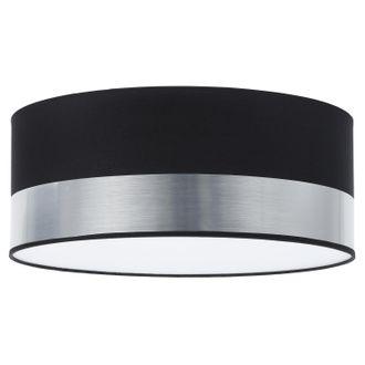 OEM L&aacute;mpara De Techo Elegance Plexi Cromo Negro 40cm E27