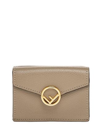 Fendi Fendi F Is Fendi Leather Micro Wallet