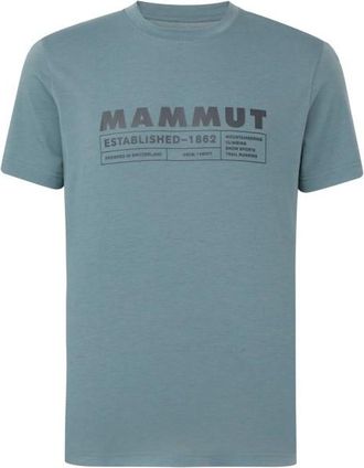 Mammut Trovat T-Shirt Logo Funktionsshirt f&uuml;r Herren | t&uuml;rkis