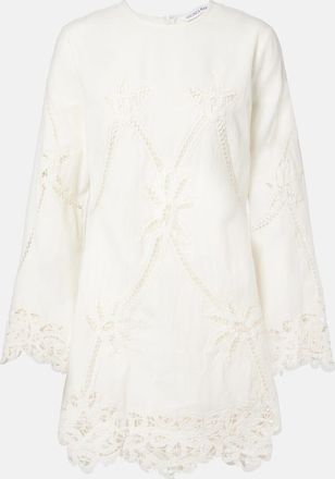 Veronica Beard Amberg cotton and linen minidress