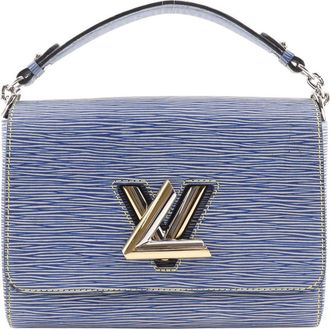 Louis Vuitton Twist Epi Leather Blue Leather Handbag (Pre-Owned)