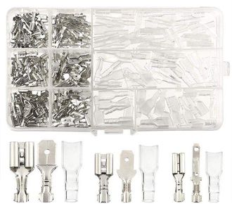 No Brand Abrazadera De Soldadura - Abrazadera De Conexi&oacute;n - 270 Tapones De Resorte, Acoplamientos Cubiertos Con Forma De Esp&aacute;tula Prensados En Fr&iacute;o, Caja Trans
