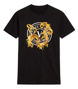 Versace Jeans Couture Black Logo T-Shirt