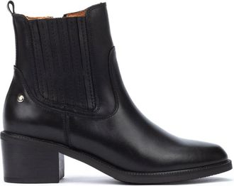 Pikolinos Bacarot Dameslaars - Zwart - Dames - Laarzen met Hak - Zwart - 41 EU - Leer - Schoenen