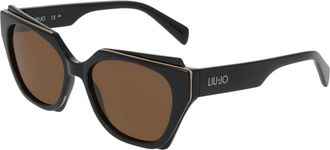 Liu Jo Lj809S Zonnebril - unisex - Accessoires - Zwart - Maat: 55 MM