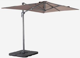 Sweeek Parasol Rectangular 2x3m + 4 Losas De 50cm