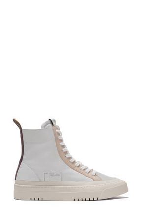 Oncept Lisbon High Top Sneaker in White Cloud - Cappuccino at Nordstrom Rack, Size 9.5