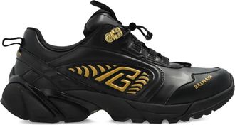 Balmain Cosmic Dust sneakers met logodetail - Zwart