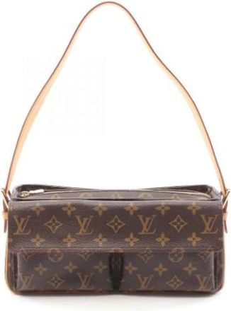 Louis Vuitton Pre-owned Shoulder Bags, female, Brown, Size: ONE SIZE Pre-owned Canvas shoulder-bags