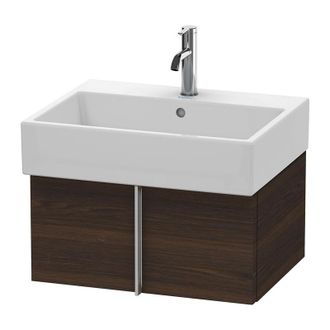 Duravit Mueble De Pared Duravit Vero Air 58,4 X 43,1 Cm, 1 Extra&iacute;ble, Para Vero Air 235060, Color (frente/cuerpo): Nogal Cepillado Chapa De Madera Aut&eacute;ntica -