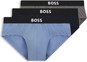 BOSS ONE three-pack stretch-cotton briefs