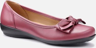 Hotter Womens Jewel Womens Ballet Flats - Pink - Size: 4.5