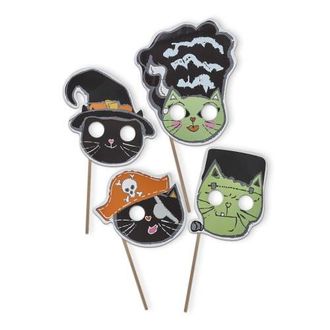 Tag Set of 4 Multicolor Monster Masks for Halloween Decor in Multicolored at Nordstrom