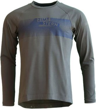 Zimtstern Spunz Shirt L/S Velotrikot f&uuml;r Herren | grau