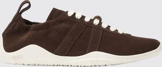 Fabiana Filippi Sneakers low top in pelle scamosciata con suola Vibram