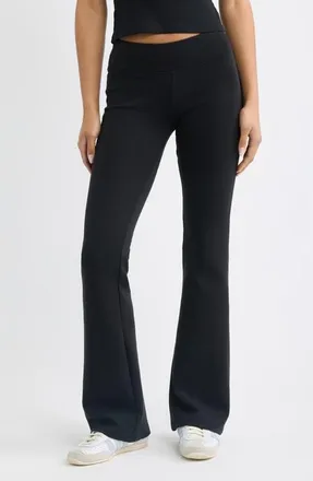 PacSun Jessa Flare Leg Lounge Pants in Black at Nordstrom, Size X-Small