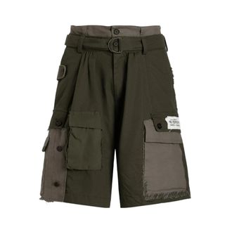 Dolce & Gabbana Casual Shorts, male, Green, Size: XL Pant