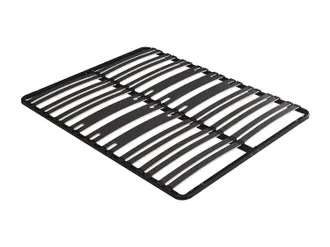 Vente-Unique Rete a doghe 160x200 2x15 doghe 3 zone supporto lombare rinfor. Senza piedi Nero - CERRISI di YSM&Eacute;E