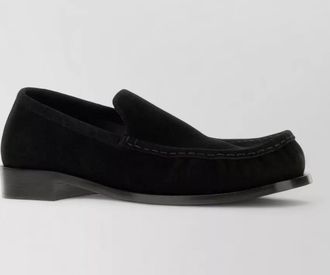 Dries Van Noten suede leather loafers