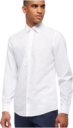 Brooks Brothers Ainsley Kraag Overhemd - Heren - Zakelijke Overhemden - Wit - 2XL - Katoen - Overhemden