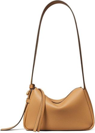 Tory Burch Small Romy Leather Shoulder Bag in Tiramisu at Nordstrom
