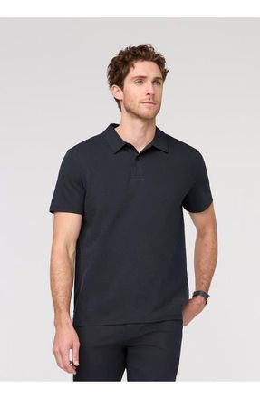 Duer Air Flow Pique Polo in Navy at Nordstrom, Size Medium