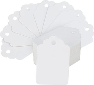 OEM 1000 Etiquetas De Precio De 3,2 X 5 Cm En Papel Kraft Para Prendas De Vestir Y Joyer&iacute;a - Etiquetas Para Tiendas De Ropa (blancas)