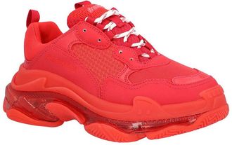 Balenciaga Mens Polyester Triple S Clear Sole Sneaker, Never Worn (Authentic Pre-Loved)