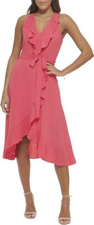 Kensie Crepe Scuba Midi Dress