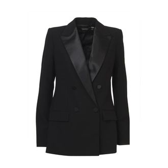 Ralph Lauren Dames, Jassen, Zwart, Maat: XS Satijn