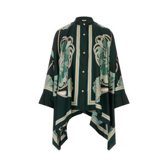 La DoubleJ Shirts, female, Green, Size: M Foulard Shirt