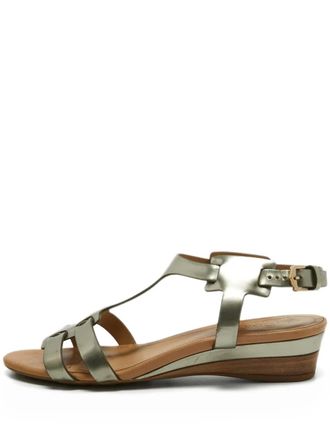 ＊TOD'S＊Gommini Silver sandals Woman SILVER Gommino Driving Shoes in Leather