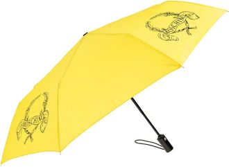 Moschino logo-motif umbrella - unisex - Polyester - One Size - Yellow