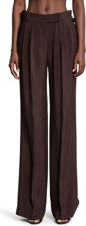 Tom Ford Tailored Double Pleat Wide Leg Pants