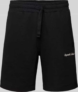 Jack & Jones Jack & Jones Shorts mit Label-Stitching Modell KARL in Black, Gr&ouml;&szlig;e XXL