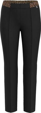 Marc Cain Sydney Broeken - Dames - Vrijetijds broeken - Zwart - 2XL - Polyester - Broeken