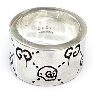 Gucci Silver Silver 925 Band Ring (Pre-Owned)