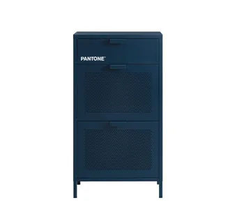Pantone Mueble zapatero azul noche metal 55cm