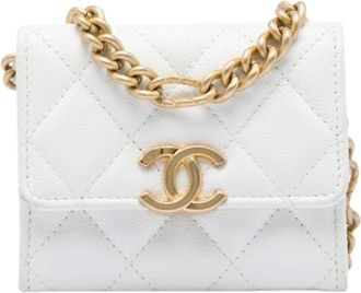 Chanel Pre-owned Mini Flap Crossbody - - Pre-owned - Donna - Bianco - ONE SIZE