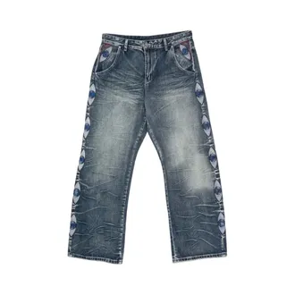 KidSuper Studios Aw26Pt15 Jeans - Heren - Jeans - Blauw - Maat: XL Katoen