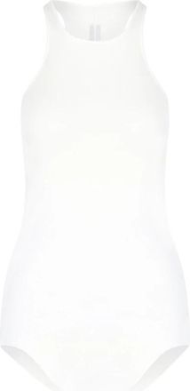 Rick Owens Basic Rib Tanktop - Dames - Tops zonder mouwen - Wit - M - Tops