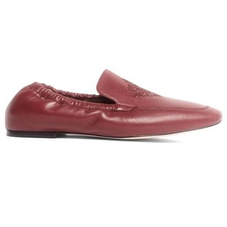 Anthony Veer Ingrid Loafers Womens Rhubarb Elastic Back Square Toe GAL2024